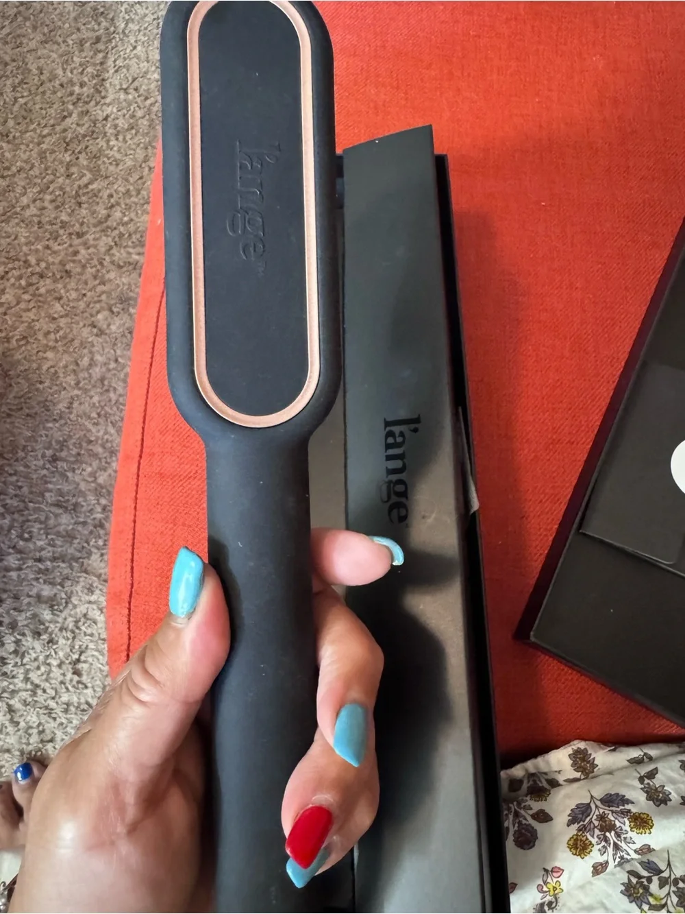 L’ange straightening Hair styling brush